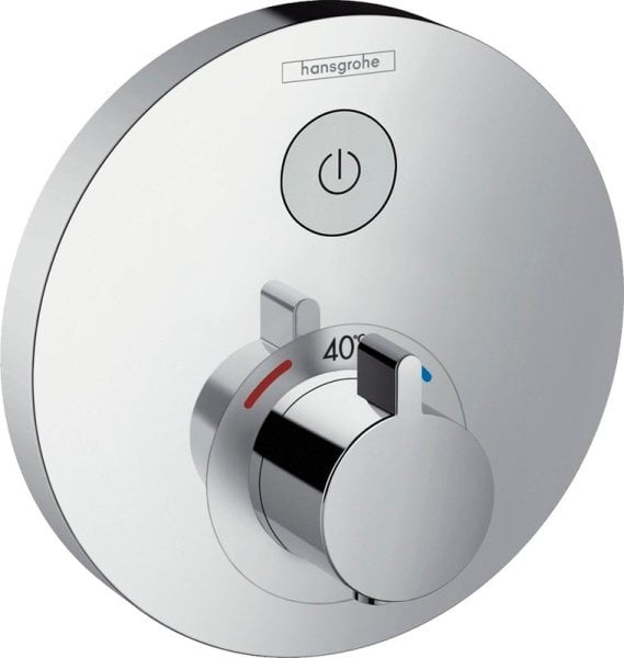 Термостатический смеситель встраиваемый Hansgrohe ShowerSelect S 15744000, для душа, хром