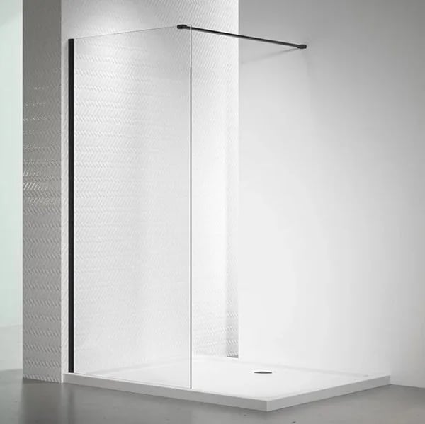 Душевая перегородка Veconi Korato KR72B-80-01-C7 80 см, профиль матовый черный