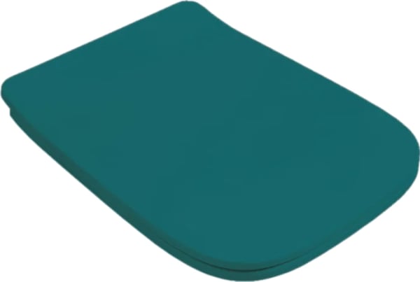 Крышка-сиденье ArtCeram A16 Slim ASV003 43 00 с микролифтом, green petrolio
