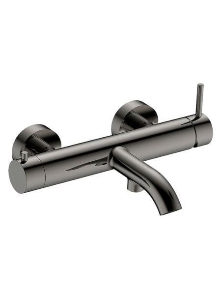 Смеситель для ванны, метал Gun metal, AQUAme AQM6212GM Siena