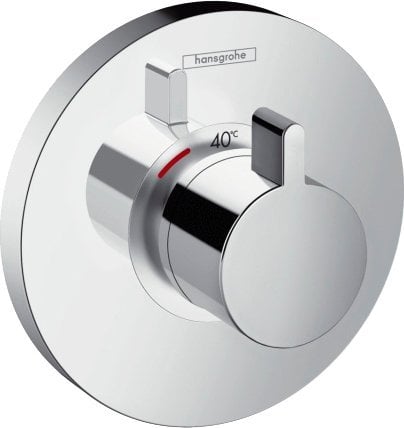 Термостатический смеситель встраиваемый Hansgrohe ShowerSelect S Highflow 15741000, для душа, хром
