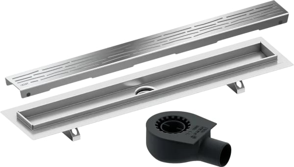 Душевой трап (лоток) TECE Drainline TECEdrainline 100 см с решеткой и сифоном