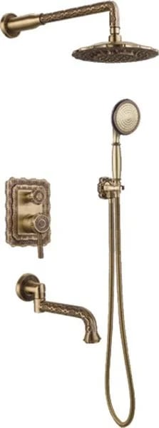 Душевой комплект Bronze de Luxe 10137DF, С ВНУТРЕННЕЙ ЧАСТЬЮ