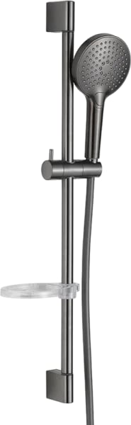 Душевой гарнитур AQUAme AQM8101GM, оружейная сталь
