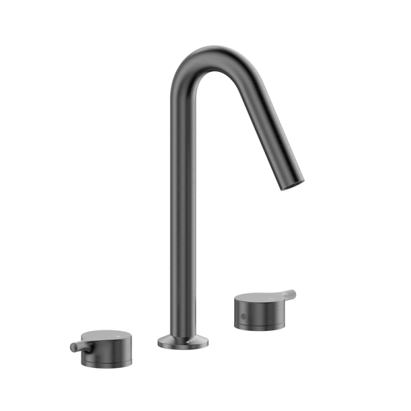 Смеситель для раковины Wasserkraft Рейн (Rhein) 9935GR матовый графит
