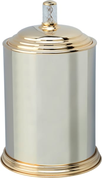 Мусорное ведро Boheme Murano Cristal 10907-CRST-G золото