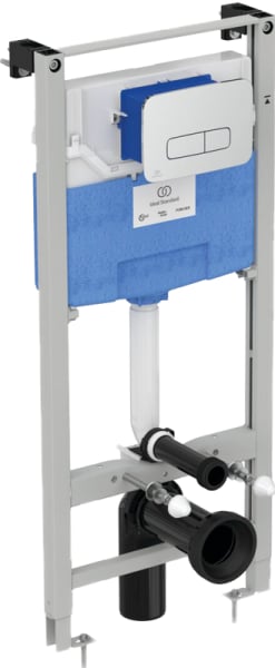 Система инсталляции для унитазов Ideal Standard R020467 PROSYS 120 M R0308AA с кнопкой хром