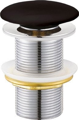 Донный клапан для раковины Creavit SF032-S без перелива, черный