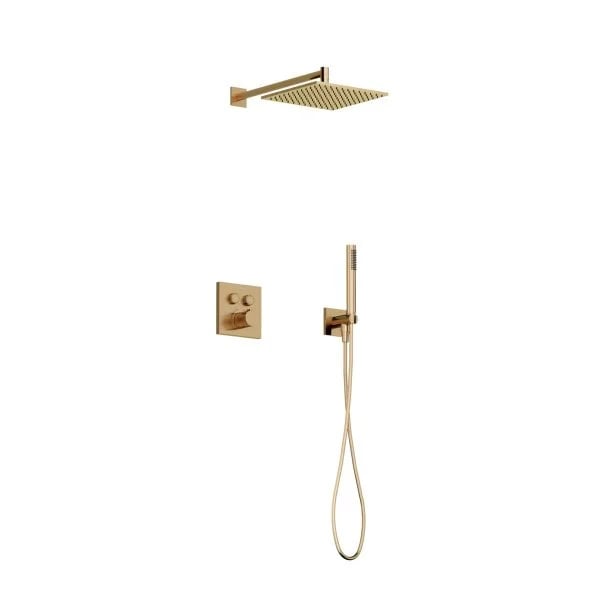 Душевой комплект Sancos Linn SC9022BB С ВНУТРЕННЕЙ ЧАСТЬЮ, брашированная бронза, PVD покрытие