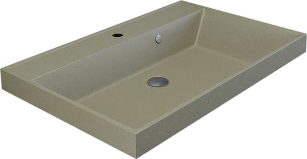 Мебельная раковина Uperwood Classic Quartz 291030018 70 см, матовая бежевая, десерт