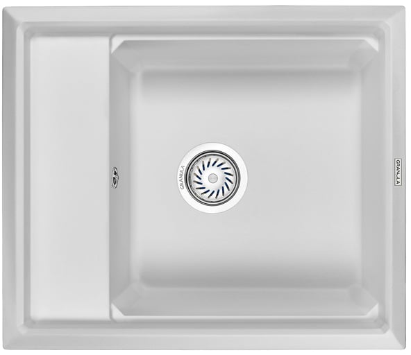 Мойка кухонная Granula Kitchen Space 6004, арктик