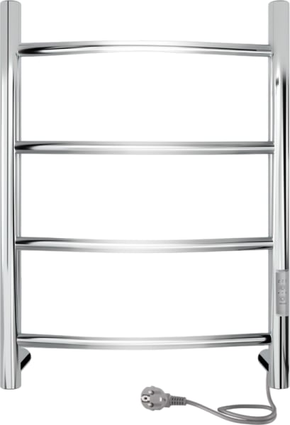 Полотенцесушитель электрический Indigo Arc Lux LCALE60-40Rt серебристый