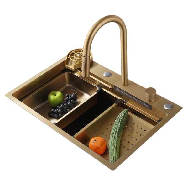 Мойка кухонная Abber Wasser Kreis AF2194G золото матовое