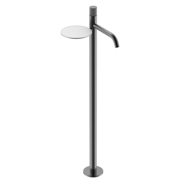 Напольный смеситель для раковины Boheme Stick 120-GM.3 gun metal linea