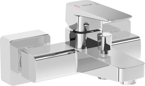 Смеситель для ванны с душем VitrA Root Square A42737EXP, хром
