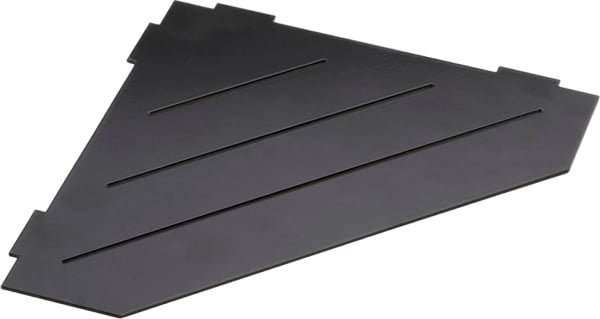 Полка Bemeta Cytro 101302440 угловая, черная
