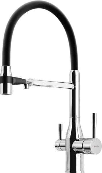 Смеситель для кухни Sancos Garda SC4009CH с гибким изливом, хром