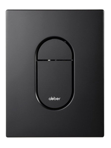 Кнопка смыва для инсталляции Abber AC0124MB АБС-пластик, цвет матовый черный