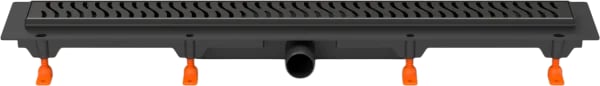Душевой трап (лоток) MCH Chudej Harmony CH850HC, 85 см, матовый черный