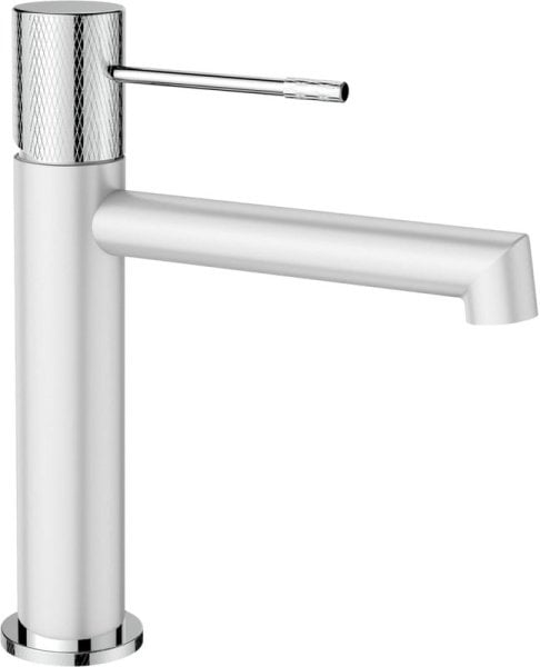 Смеситель для раковины AltroBagno Intento 0132 BiOp матовый белый