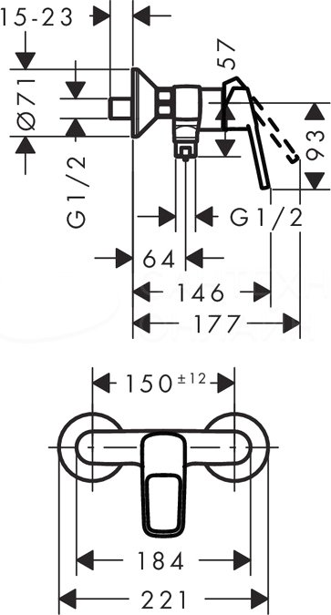 SMESITELI_HANSGROHE_LOGIS_LOOP_DLYA_DUSHA_N000239424_2