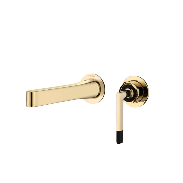 Смеситель для раковины Boheme Duo 165-G С ВНУТРЕННЕЙ ЧАСТЬЮ, gold