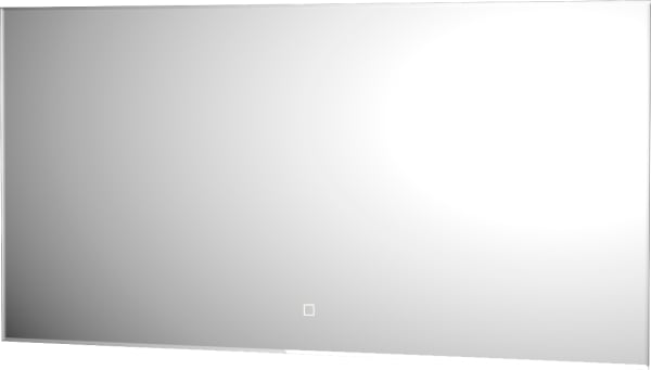 Зеркало Defesto Glow DF 2505SH 100х50 с LED-подсветкой, 4 500 K, сенсорный выключатель