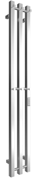 Полотенцесушитель электрический Двин X-3 plaza neo 120х12, хром