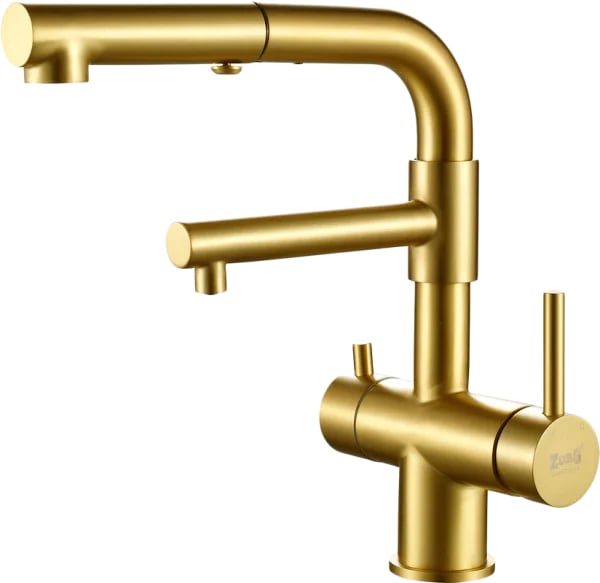 Смеситель для кухни Zorg Sanitary SZR-3216 Bronze бронза