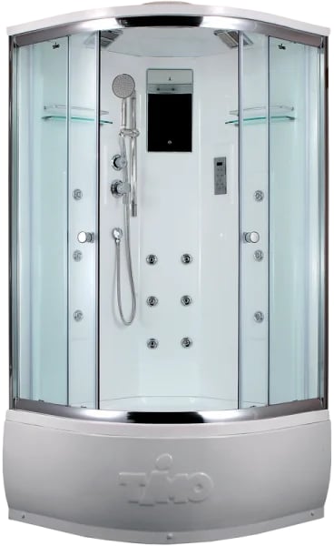 Душевая кабина Timo Lux T-7790, с высоким поддоном, с сиденьем
