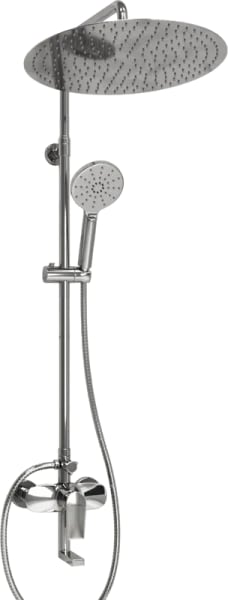 Душевая стойка Wasserkraft Lopau A166.117.127.010.CH, хром