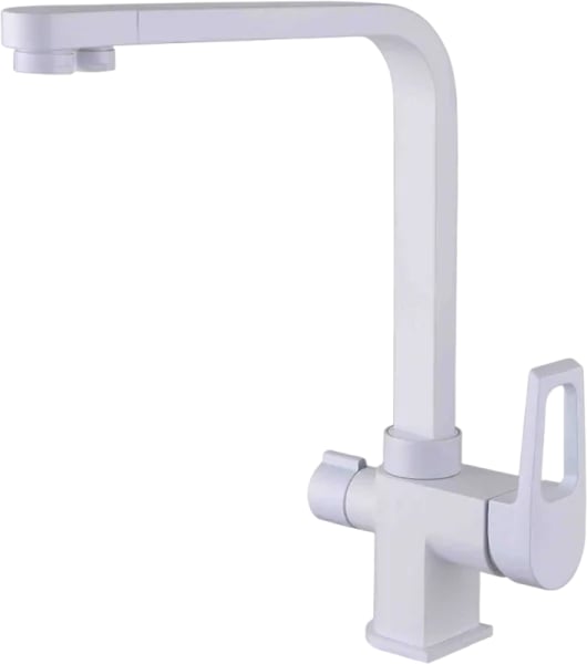 Смеситель для кухни Zorg Clean Water ZR 334 YF white
