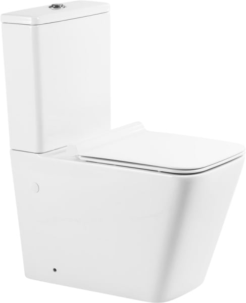 Унитаз-компакт напольный BelBagno Ardente-R BB02093CPR BB2112SC с микролифтом, безободковый, глянцев