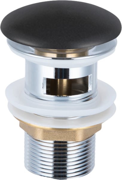 Донный клапан для раковины Vincea DBS-216MB, матовый черный