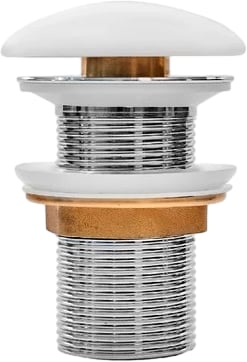 Донный клапан для раковины IDDIS Optima Home OPHWM00i88, белый матовый