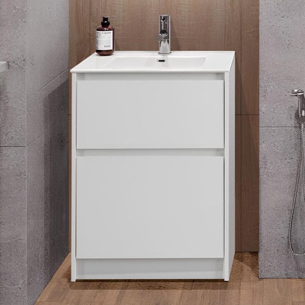 Тумба под раковину без столешницы BelBagno Kraft 39 60 напольная, bianco opaco