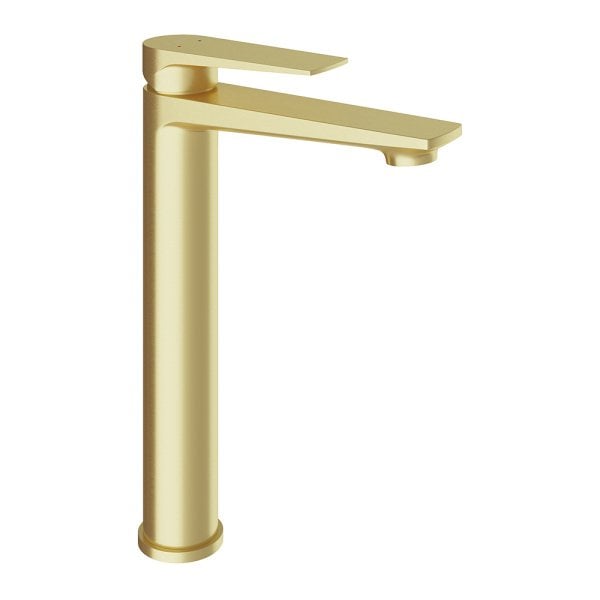 Смеситель Aqueduto Linha LIN0350, шлифованное золото
