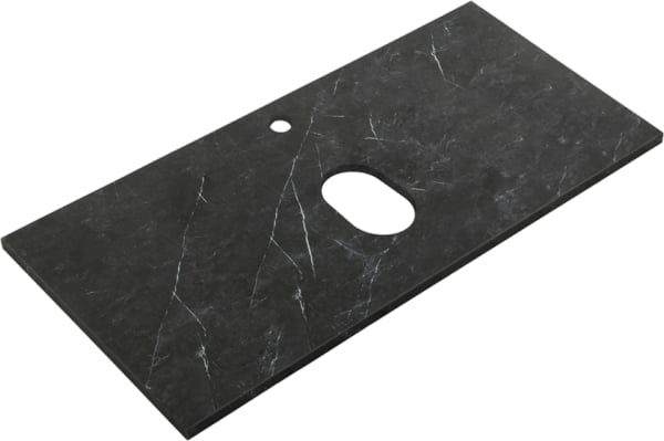 Столешница в ванную под раковину BelBagno KEP-100-MNO marmo nero opaco