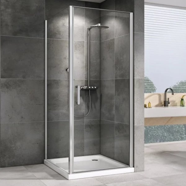 Душевой уголок Abber Sonnenstrand AG04060-S85 85x60, профиль хром, стекло прозрачное