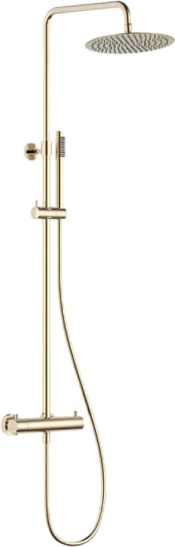 Душевая стойка AQUAme AQM8006BG, шлифованное золото