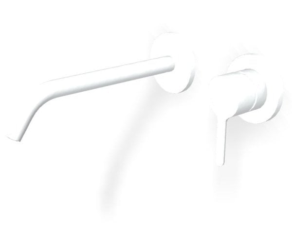 Смеситель для раковины Fima Carlo Frattini Snap F3121WLX8BS, белый матовый