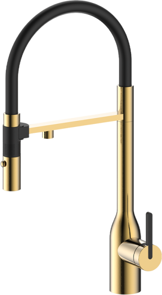 Смеситель для кухни Paulmark Magneto One Ma213188-LG, светлое золото