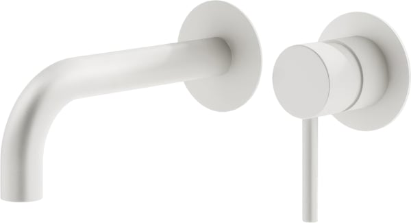Смеситель для раковины Plumberia Selection Ixo KITXO1135BO210 С ВНУТРЕННЕЙ ЧАСТЬЮ, матовый белый