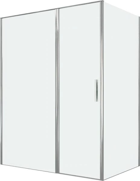 Душевой уголок Allen Brau Priority 160x100, профиль хром, стекло прозрачное