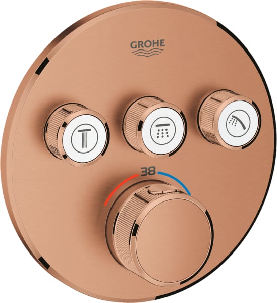 Термостатический смеситель встраиваемый Grohe Grohtherm SmartControl 29121DL0 для душа, теплый закат