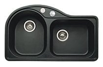 Мойка ALVEUS ALGRANIT FUTUR 60R AM16 ANTHRACITE 845X510 в комп.с сифоном 1077583,