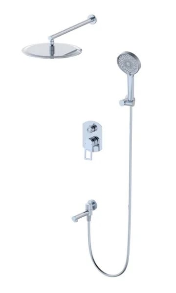 Душевой комплект Wonzon & Woghand WW-88939010-CR, С ВНУТРЕННЕЙ ЧАСТЬЮ, хром