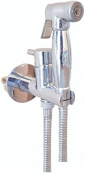 Гигиенический душ Webert EL870301015Metal со смесителем, С ВНУТРЕННЕЙ ЧАСТЬЮ, хром