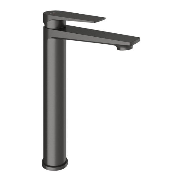 Смеситель для раковины Aqueduto Linha LIN0345, оружейная сталь