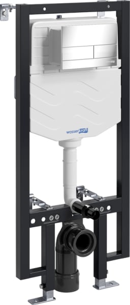 Система инсталляции для унитазов Wasserkraft Vils 56TLT.010.ME.CH04, с кнопкой смыва хром